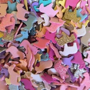Unicorni fustellati in gomma Eva foam