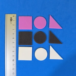 Forme geometriche in gomma Eva foam