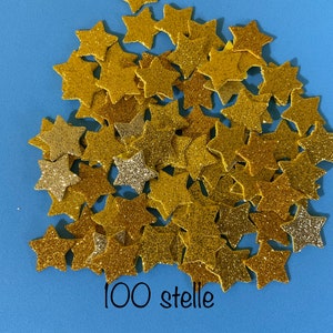 stelle glitter in gomma Eva foam