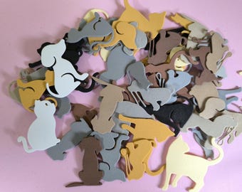 Die-cut dogs and cats in Eva foam rubber.