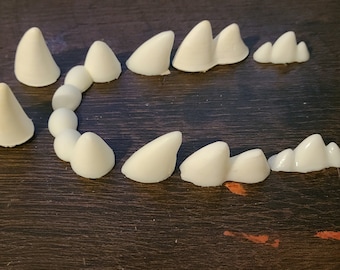 Resin Monster Teeth for Monster Suits