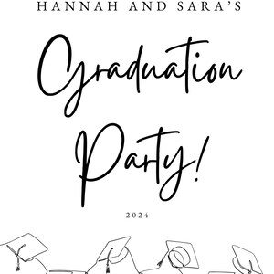 Custom graduation party sign, graduation announcement sign, graduation welcome sign, graduation party, graduation party sign