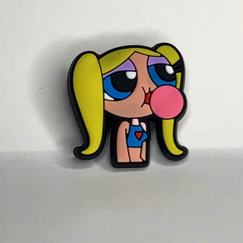 Baddie Power Puff Girls Croc Charms African American Power Etsy