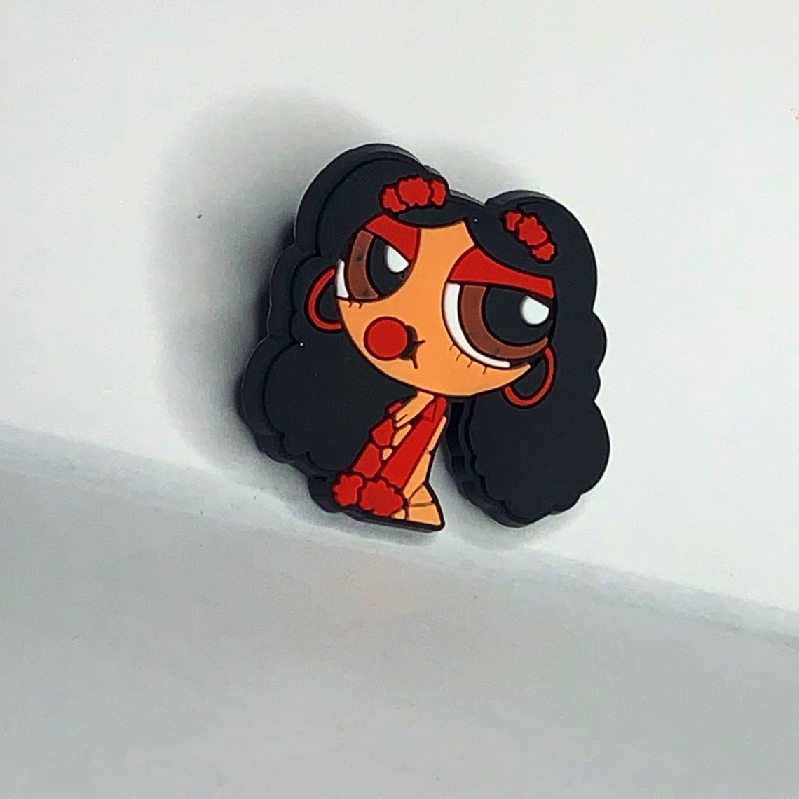 Baddie Power Puff Girls Croc Charms African American Power Etsy