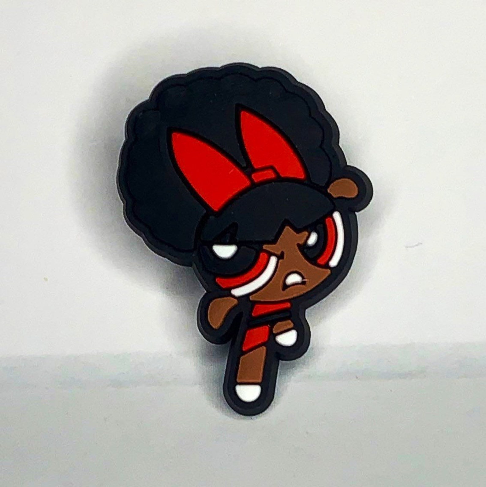 Baddie Power Puff Girls Croc Charms African American Power Etsy