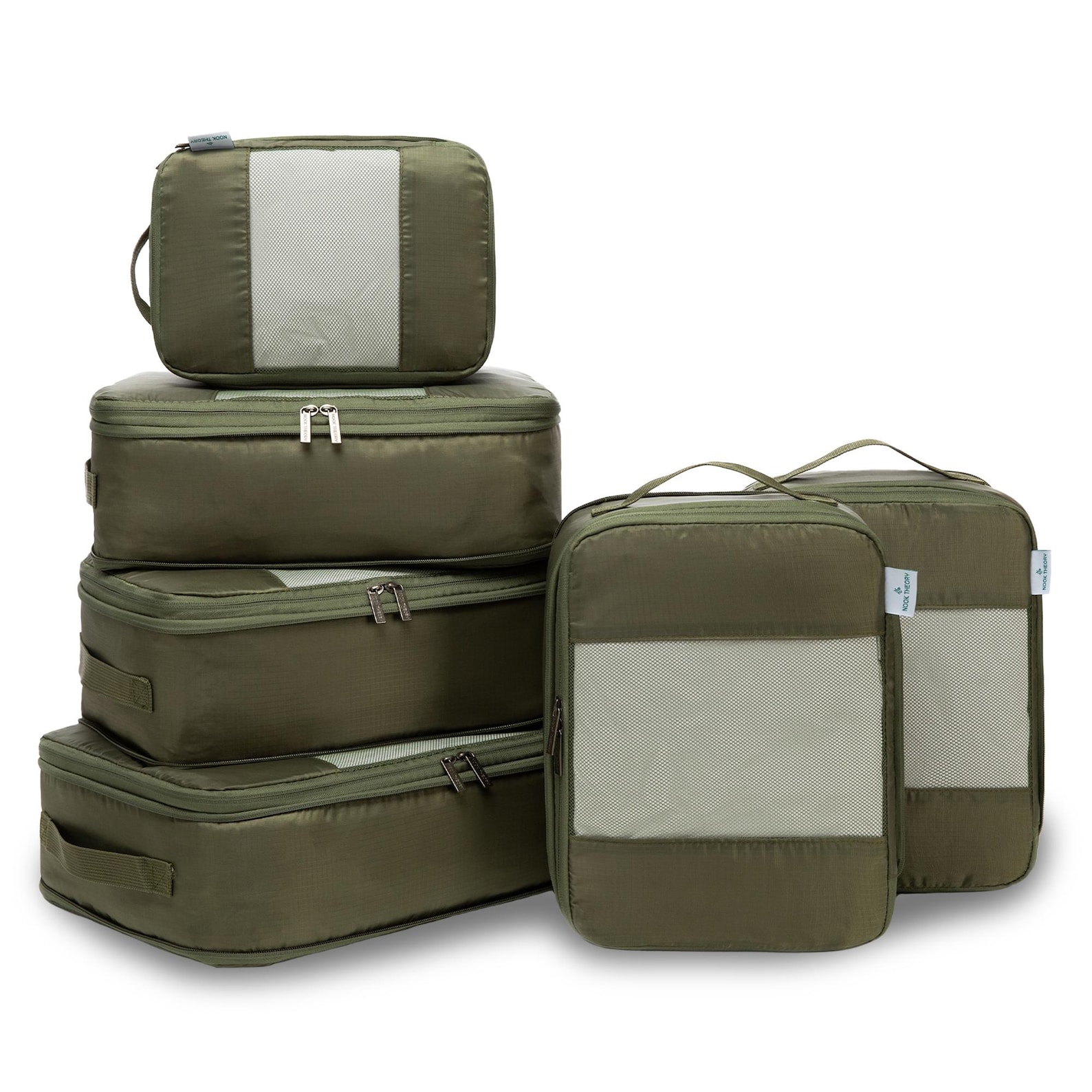 6Pack  10Pack Compression Packing Cubes Travel Essentials  Lightweight WaterResistant Luggage Organizer Bags with Handles