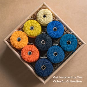 3mm Macrame Cord 220 Yards – Soft Cotton Rope for Boho Decor image 8