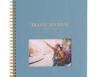 Travel Journal for Women with Prompts – Travel Scrapbook, Diary, Bucketlist, Roadtrip & Adventure Journal, Travel Planner Gift, Undated