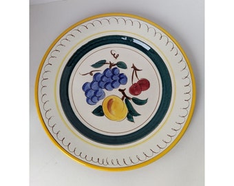 Vintage Stangl Pottery Fruit 10 inch  Chop Plate 1942-1976 NJ USA
