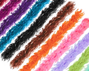 Feather Boa Fluffy Party Scarf Fancy Dress Up Costume Wedding Decor DIY Craft