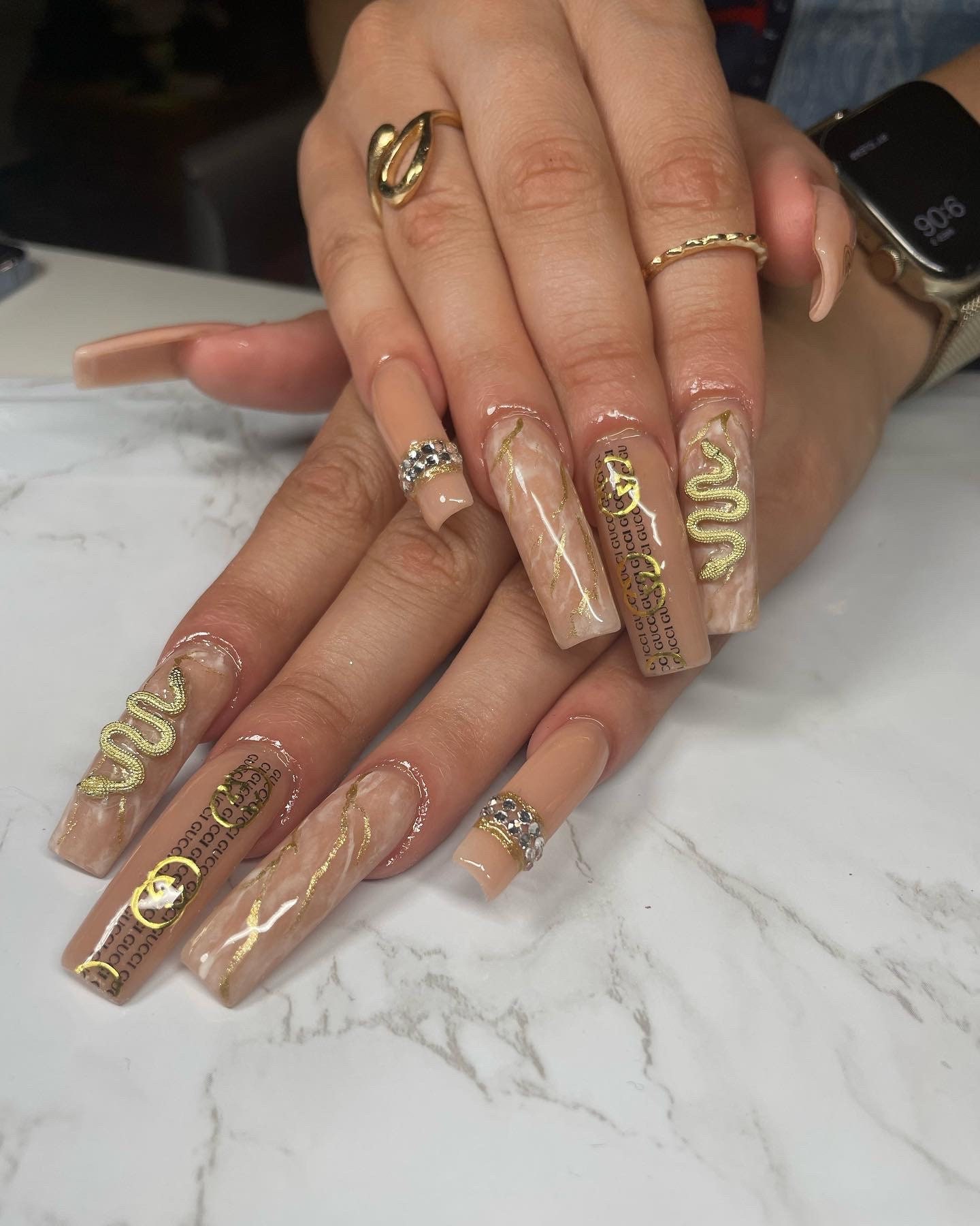 Gucci Nail Art - Etsy
