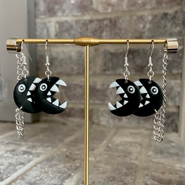 Chomping Chain Earrings w/Ear Cuff V3