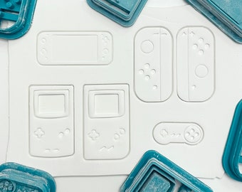 Retro Gaming Clay Cutter Collection: SNES, Gameboy, and More