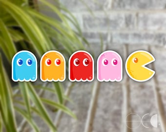 Colorful Ghost Sticker Pack, Water Bottle Sticker, Laptop Sticker, Journal-Planner-Scrapbook Sticker