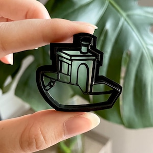 Tugboat Clay Cutter Collection,  Benchy Clay Cutter, Fondant Cutter, Cookie Cutter, Unique Clay Cutter