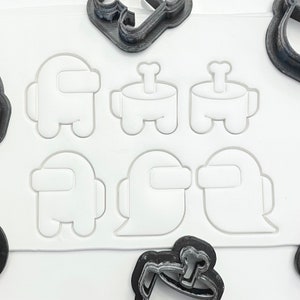 Sus Clay Cutter Collection, Amogus Clay Cutter Collection, Fondant Cutter, Cookie Cutter, Unique Clay Cutter Collection