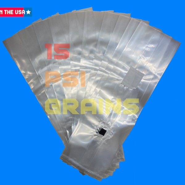 10T Injectable 0.2 micron filter Unicorn mushroom bags for growing grain spawn and sterilization