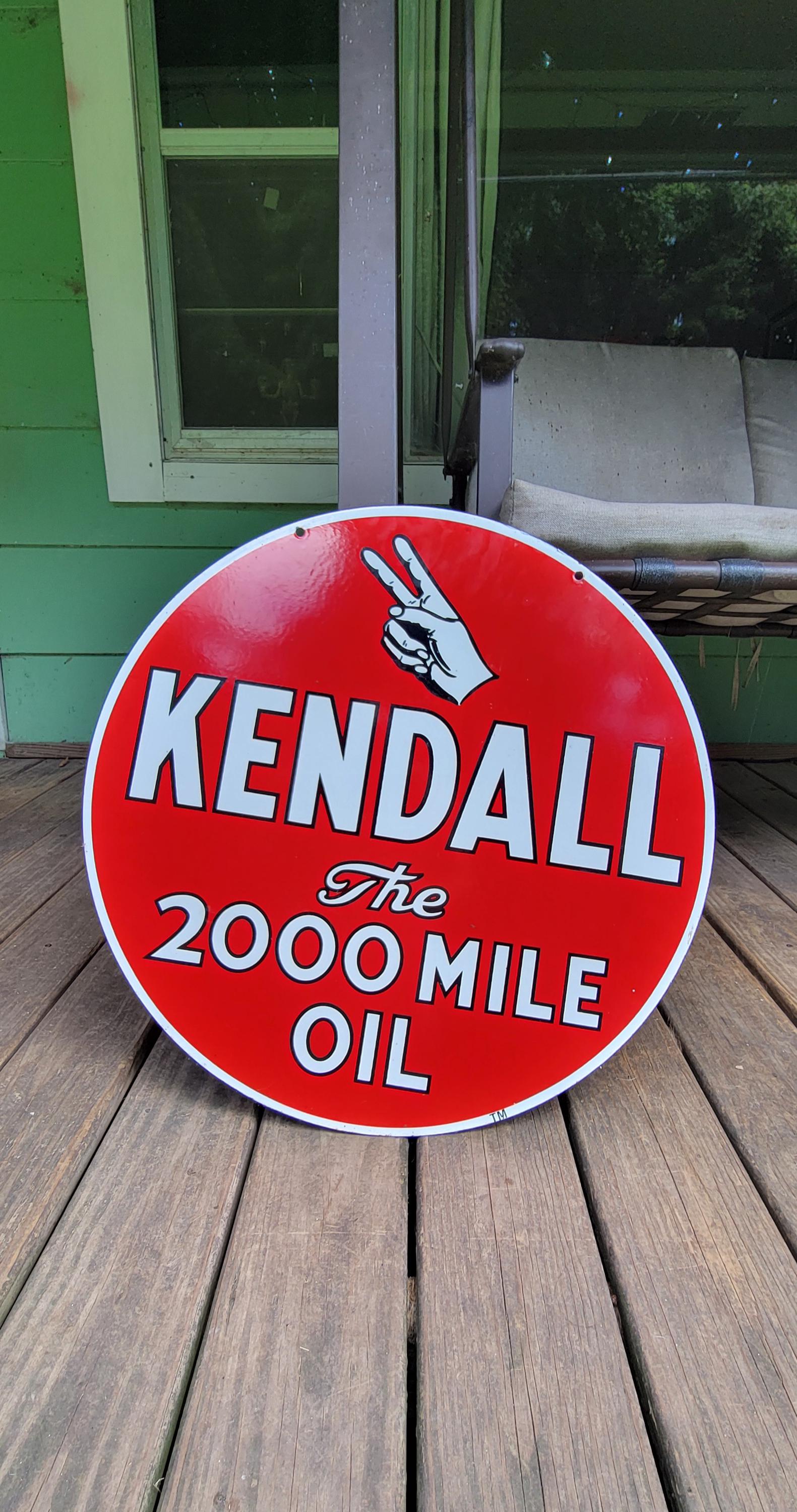 Kendall Motor Oil Signs - Etsy