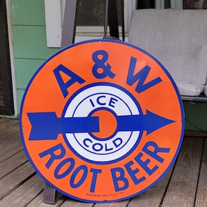 A & W Root Beer Sign - Etsy