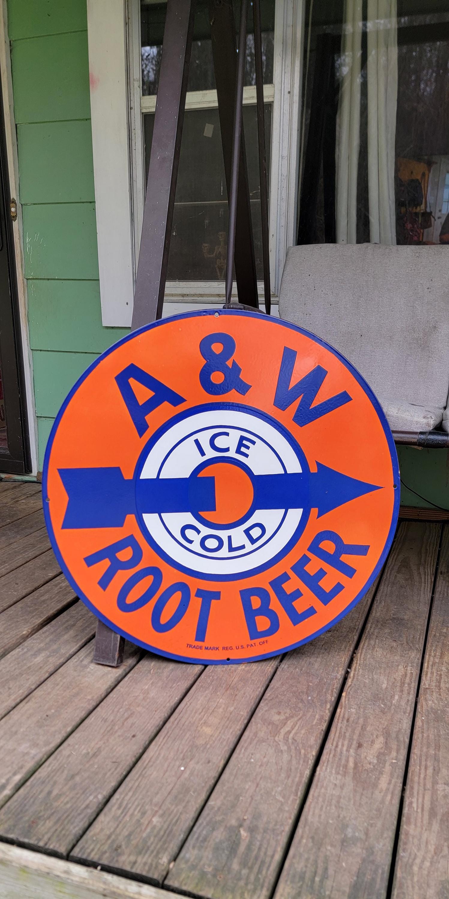 A&w Sign Vintage - Etsy