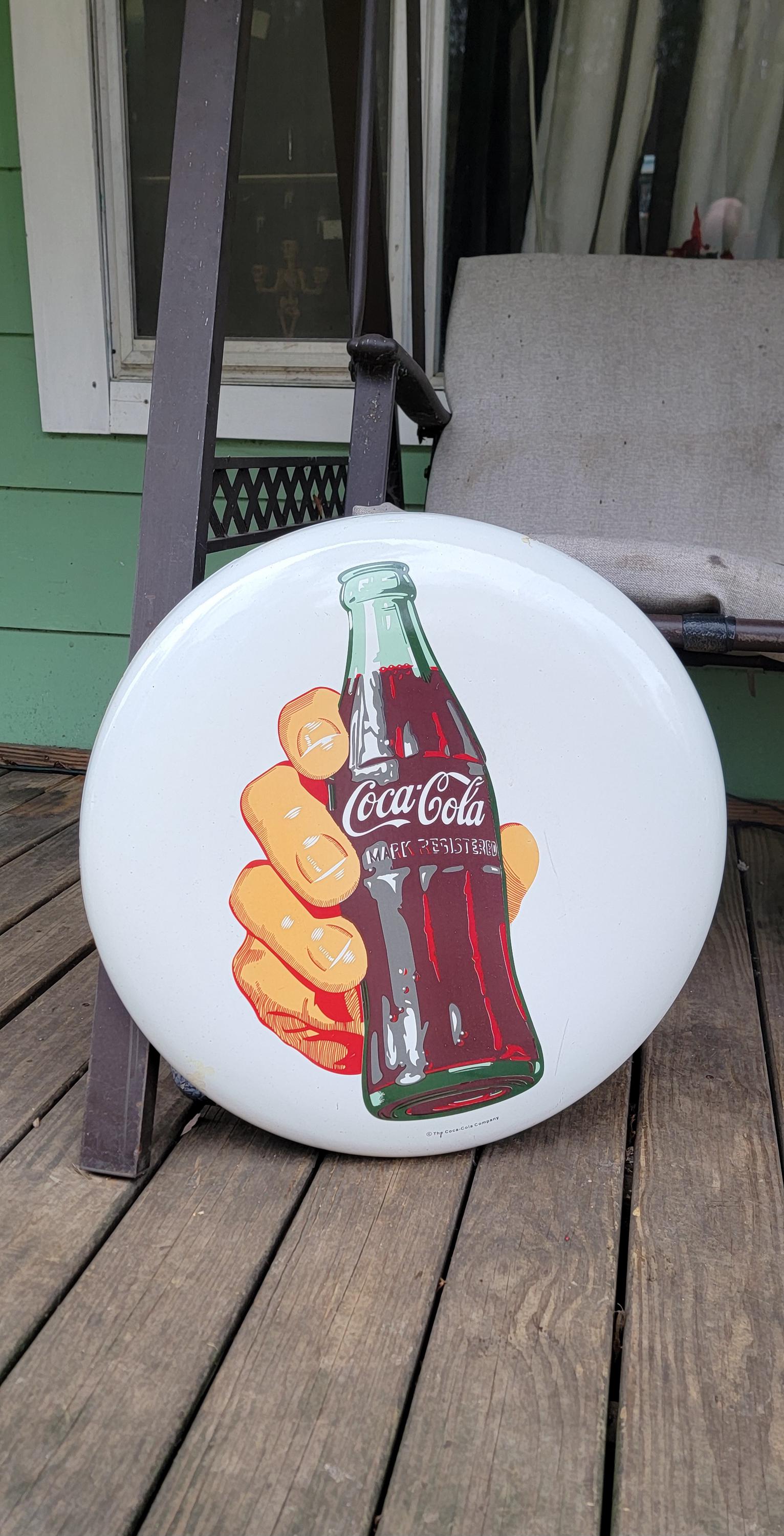 Coke Button Sign - Etsy