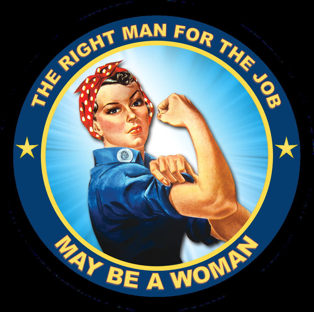 We Can Do It Rosie Riveter Feminism Women Rights Vinyl Sticker