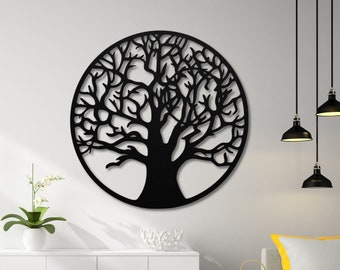 Metal Tree of Life Wall Art: Celtic Home Decor Sign