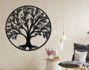 Metal Tree of Life Wall Art: Celtic Home Decor