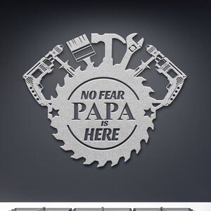 Personalized Workshop Sign, Custom Workshop Sign, Papa's Workshop Metal ...