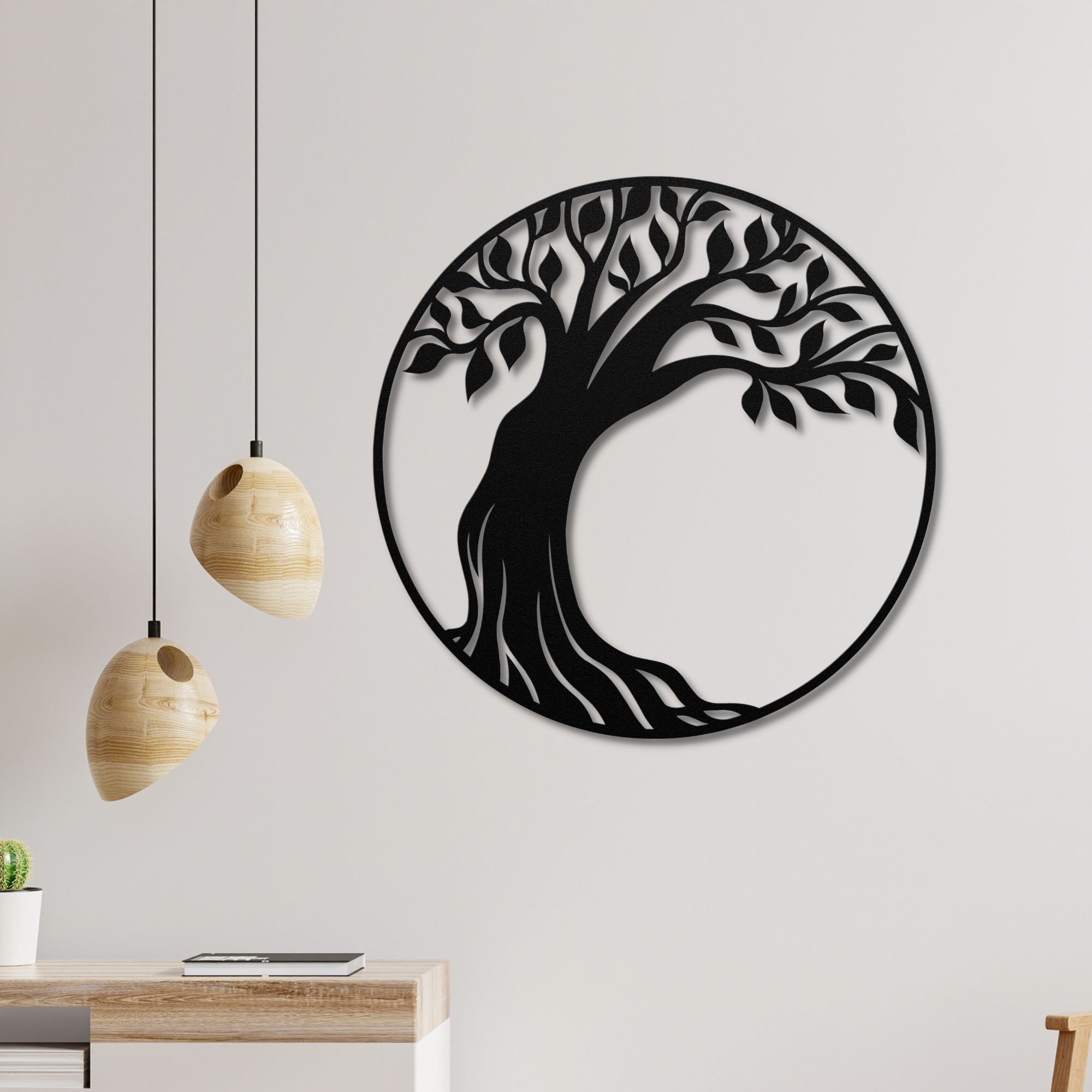 Handcrafted Tree of Life Metal Wall Art: Contemporary Home Decor - Etsy