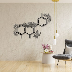 Prolactin Molecule Metal Art, Prolactin Wall Art,Midwife Gift,Doula Office Decor,Birth Worker Art,Breastfeeding Hormone,Midwife Graduation