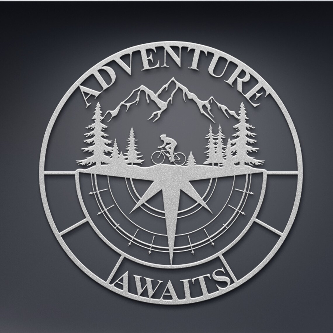 Mountain Bike Wall Art Metal Bike Wall Art Mountain Bike Etsy