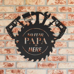 Personalized Workshop Sign, Custom Workshop Sign, Papa's Workshop Metal ...