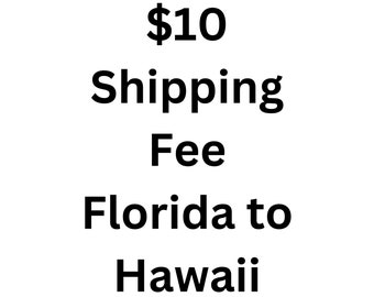 Additional Shipping Fee for Nancy – Florida to Alaska