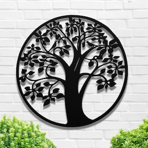 Tree of Life Round Sign, Metal Wall Art Tree of Life, Tree of Life Metal Wall Art, Tree of Life Metal Art, Housewarming Gift,  Gift for Her