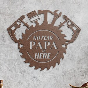 Personalized Workshop Sign, Custom Workshop Sign, Papa's Workshop Metal ...