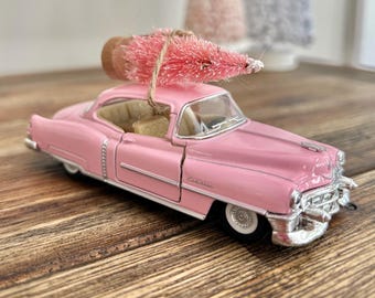 Pink Cadillac Ornament