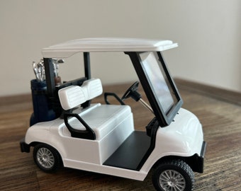 Golf Decor - Golf Cart - Golf Tiered Tray - Golf Gift for Him - Golf Gift for Her - Golf Bag - Golf Room Decor - Golf Office Decor - Desk