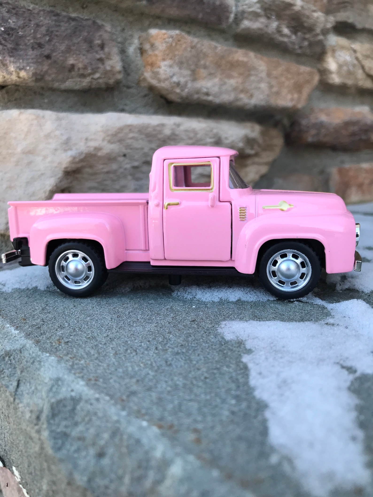 Pink Christmas Decor 5x2x2 Vintage Christmas Decor Etsy