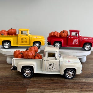 Fall Tiered Tray - Fall Tiered Tray Decor - Tiered Tray Truck with Pumpkins - Tiered Tray Bundle - Thanksgiving Tiered Tray