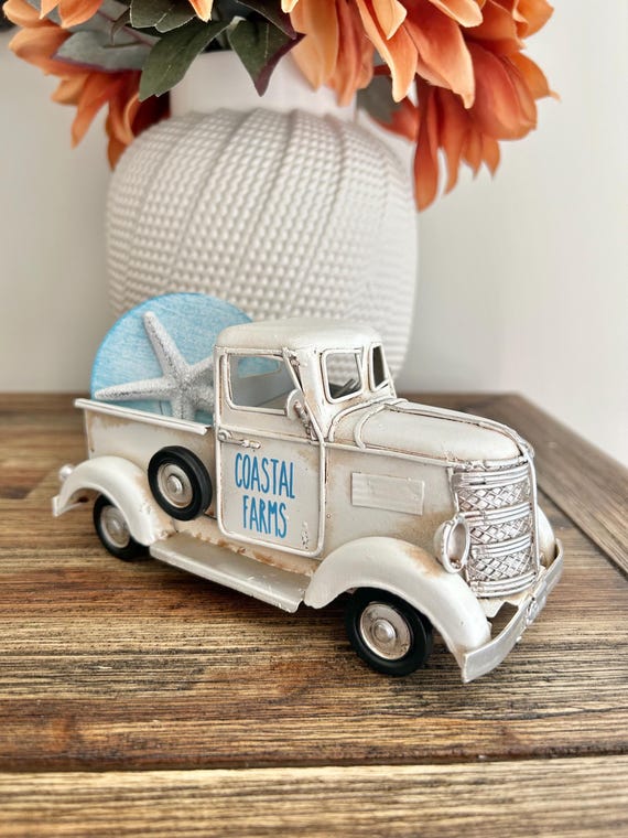 Coastal Home Decor - Beach Decor - Beach Home Decor - Coastal Decor - Coastal Tiered Tray Decor - birthday Gift - Beach House - Summer Decor