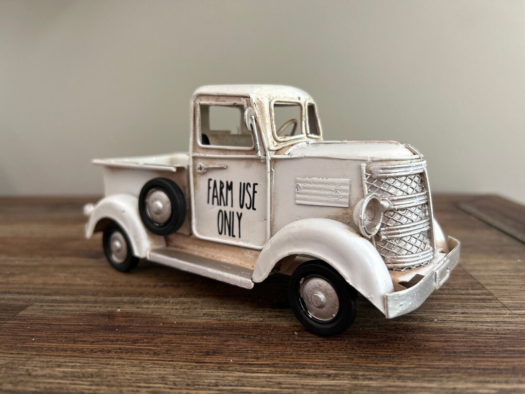 Metal Truck Decor Metal Truck Cottage Chic Farmhouse Truck Farmhouse