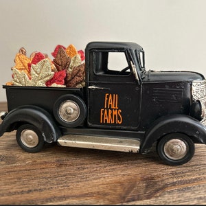 Fall Home - Metal Truck - Fall Home Decor - Thanksgiving Decor - Fall Decor - Fall Tiered Tray Decor - Holiday Decor Fall - Thanksgiving