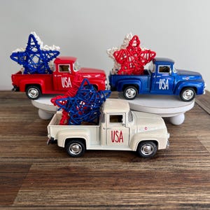 July 4th Tiered Tray - Tiered Tray - 4th of July Tiered Tray - USA - Patriotic Tiered Tray Decor