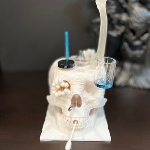 Dab Station (New Design) | Skull Dab Mat | make Up Organizer | Dab assistant | dab Rig | tool stand | ISO Station
