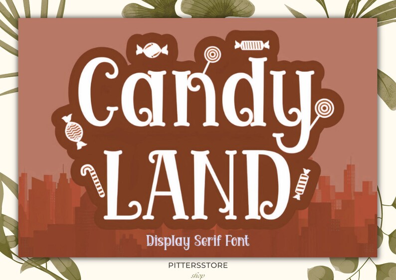 Candy Land Font Cricut Fonts Calligraphy Font Font Etsy