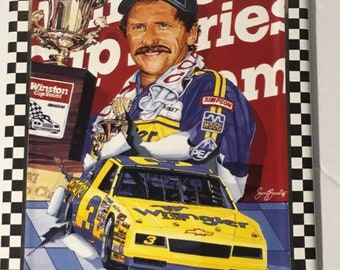 Dale Earnhardt Championship Collection Ceramic Collectible Plate Top Gun Sam Brass Motosport NASCAR Stock Car Auto Racing