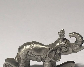 Spoontiques Elephant Figurine PP551 Circus Rocking Horse Pewter