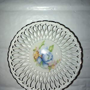 Apulum Lucru Manual Handmade Woven Ceramic Porcelain Weave Trinket Basket Dish