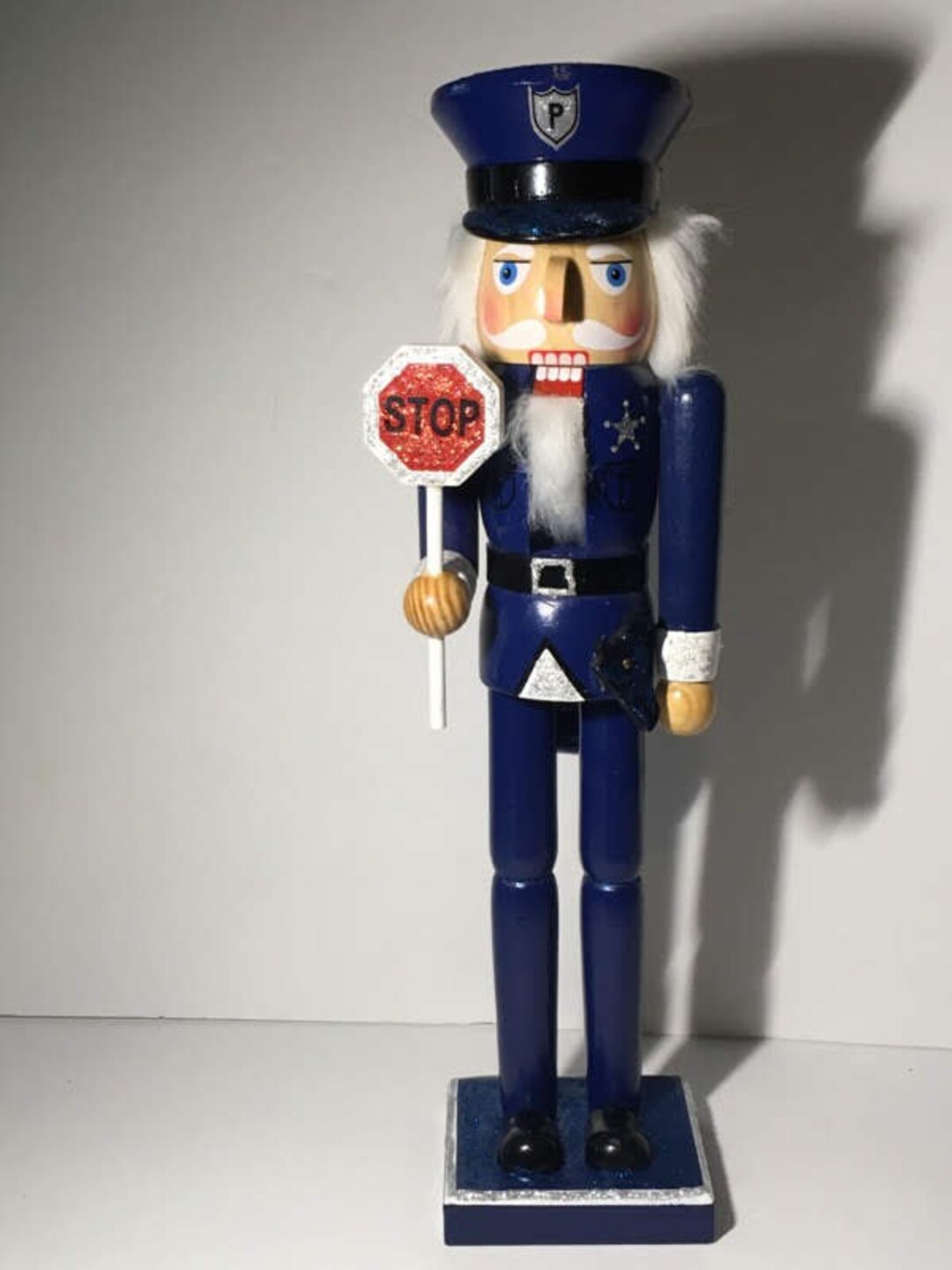 Wood Nutcracker Police Officer Theme Hobby Lobby Etsy
